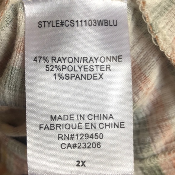 A20- BNWT Plus size shirt - Picture 5 of 6